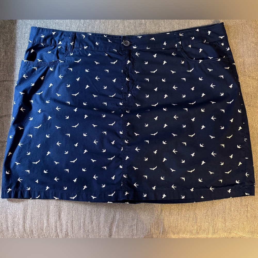 St. John’s Bay Retro Birds Mini Skort